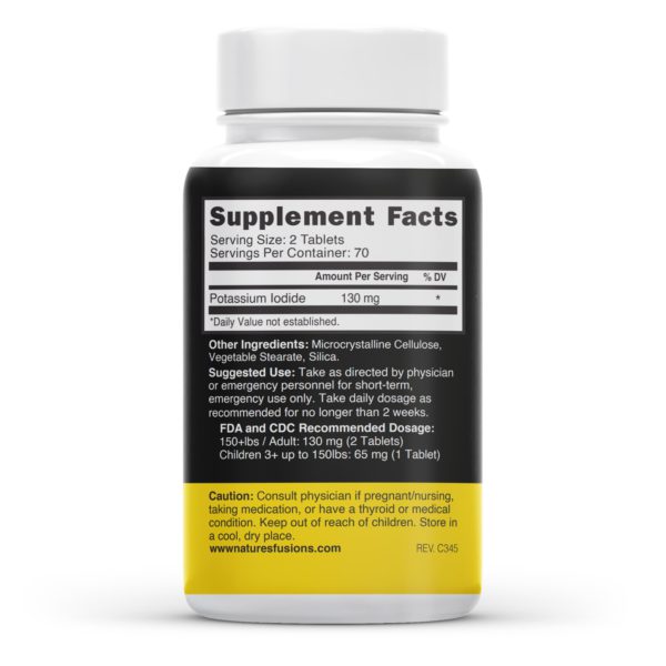 Potassium Iodide Tablets (140 count)