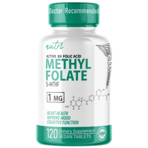 Nutri Methylfolate (5-MTHF) 1 mg – 120 Count