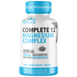 Nutri Magnesium Complete 12 Complex 420 mg – 120 Count