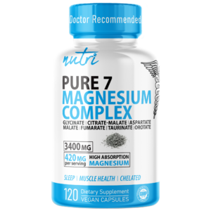 Nutri Magnesium Pure 7 Complex 420 mg – 120 Count