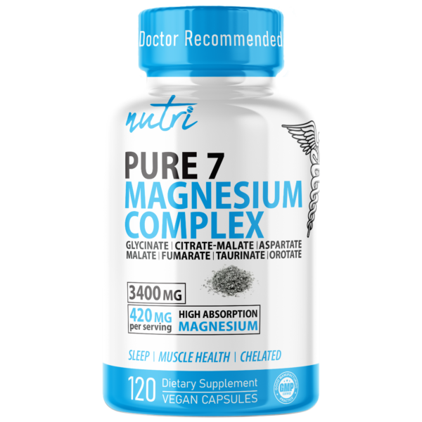 Nutri Magnesium Pure 7 Complex 420 mg – 120 Count