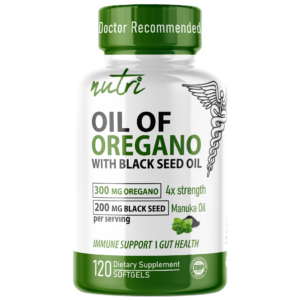 Nutri Oil of Oregano 500 mg (250 mg) Softgel – 120 Count