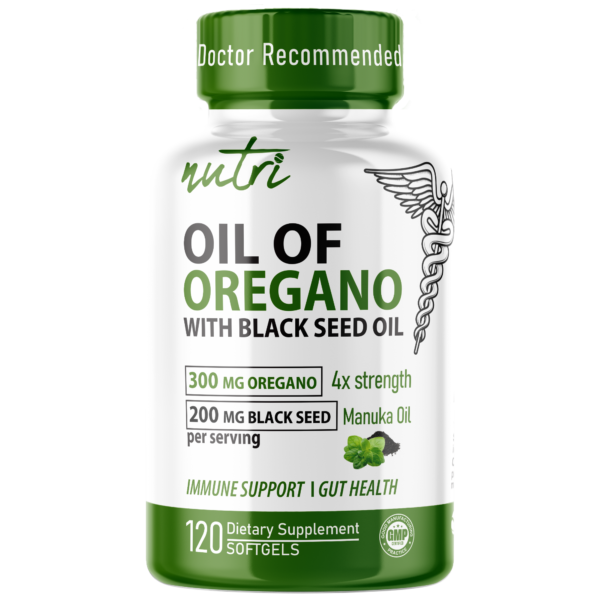 Nutri Oil of Oregano 500 mg (250 mg) Softgel – 120 Count