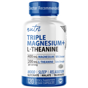 Nutri Triple Magnesium w/ L-Theanine 400/200 mg – 120 Count