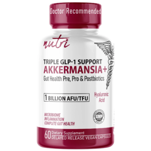 Nutri Akkermansia GLP-1 1 Billion AFU – 60 Count