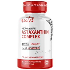 Nutri Astaxanthin Micro Algae Complex 12 mg (softgel) – 60 Count