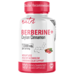 Nutri Berberine+ with Cinnamon Ceylon 1300 mg – 120 Count