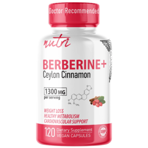 Nutri Berberine+ with Cinnamon Ceylon 1300 mg – 120 Count