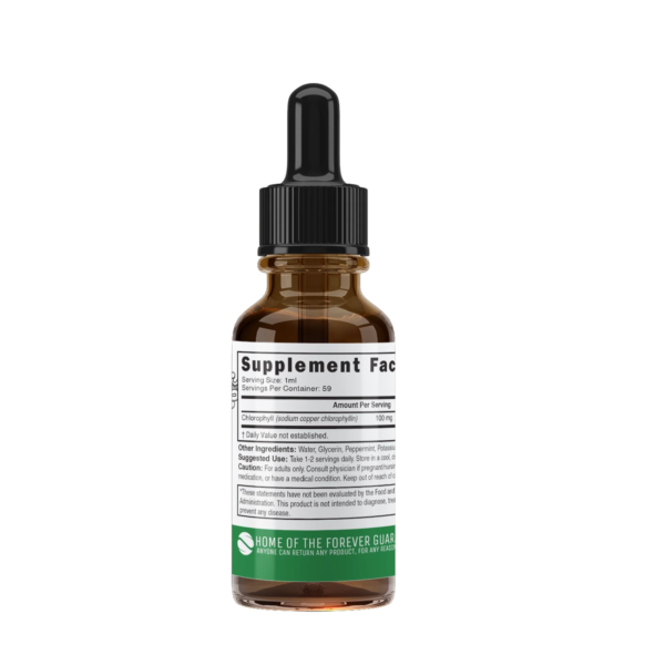 Nutri Chlorophyll Drops (Pure Sodium Copper Chlorophyllin) 100 mg – 2 oz