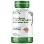 Nutri Ergothioneine Mushroom Complex 5/600 mg – 60 Count