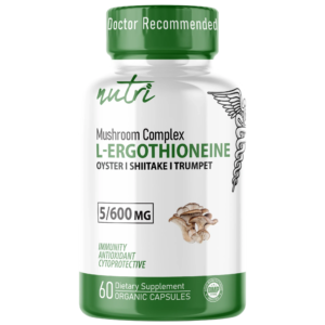 Nutri Ergothioneine Mushroom Complex 5/600 mg – 60 Count