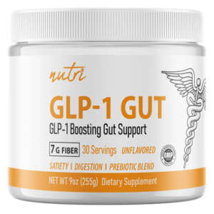 Nutri GLP-1 Gut Support Fiber Boost (7 g serving) Unflavored Tub 255 g