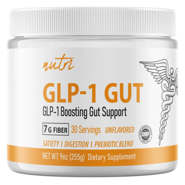 Nutri GLP-1 Gut Support Fiber Boost (7 g serving) Unflavored Tub 255 g