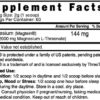 Nutri Magtein Magnesium L-Threonate 2000 mg Unflavored Powder – 120 g Tub