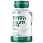 Nutri Methylfolate (5-MTHF) 15 mg – 120 Count