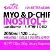 Nutri Myo & D-Chiro Inositol Plus Complex 2050 mg Unflavored Powder – 265 g Tub