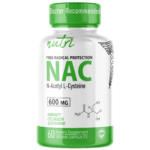 Nutri NAC (N-Acetyl L-Cysteine) 600 mg – 60 Count