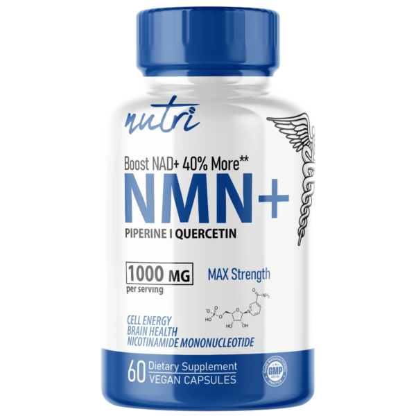 Nutri NMN 1000 mg Max Strength (Nicotinamide Mononucleotide) – 60 Count