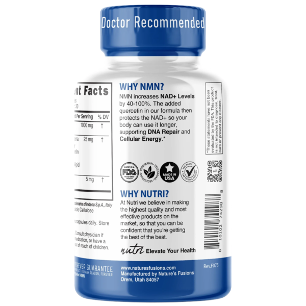 Nutri NMN 1000 mg Max Strength (Nicotinamide Mononucleotide) – 60 Count