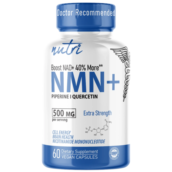 Nutri NMN 500 mg Extra Strength (Nicotinamide Mononucleotide) – 60 Count