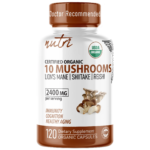 Nutri 10 Mushroom Organic 2400 mg – 120 Count