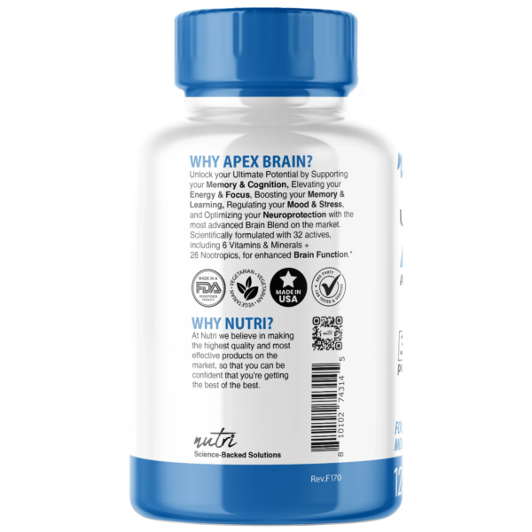 Nutri Apex Brain 3500 mg – 125 Count