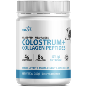Nutri Colostrum + Collagen 4/8 g Unflavored Powder – 360 g Tub