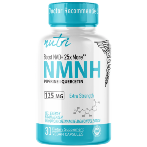 Nutri NMNH 125 mg Extra Strength (Dihydronicotinamide Mononucleotide) – 30 Count