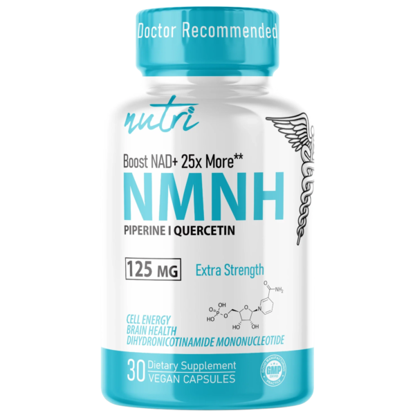 Nutri NMNH 125 mg Extra Strength (Dihydronicotinamide Mononucleotide) – 30 Count