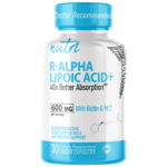 Nutri R Lipoic Acid+ R-ALA (Stabilized Na-RALA with Biotin) 600 mg – 30 Count