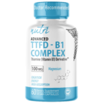 Nutri TTFD Thiamine B1 100 mg – 60 Count
