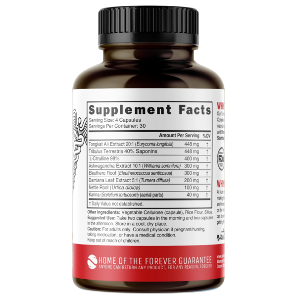 Nutri Tongkat Ali Men’s Performance Complex 2200 mg – 120 Count