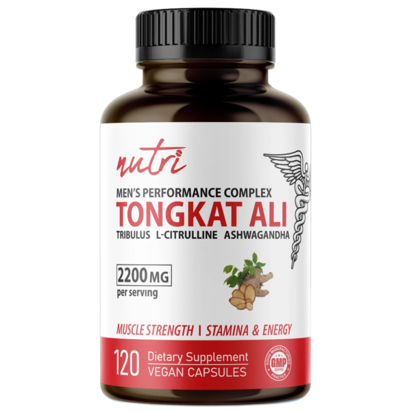 Nutri Tongkat Ali Men’s Performance Complex 2200 mg – 120 Count