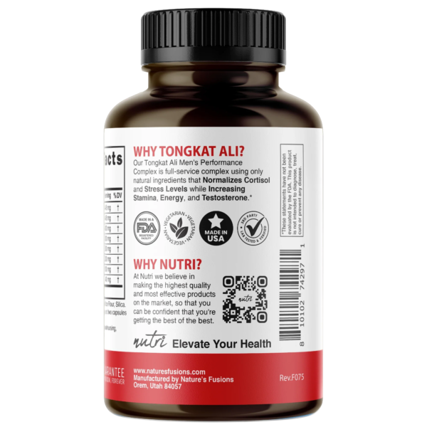 Nutri Tongkat Ali Men’s Performance Complex 2200 mg – 120 Count