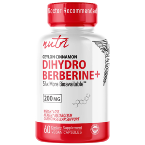 Nutri Dihydroberberine with Ceylon Cinnamon 200 mg – 60 Count